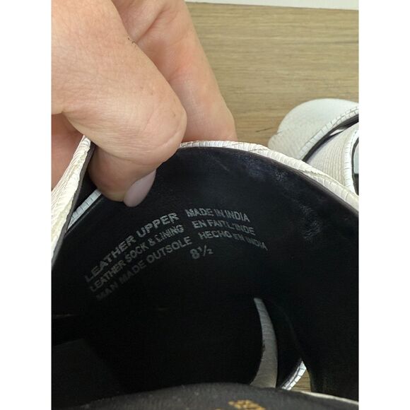 Seychelles Embark Heeled Sandals Women’s Size 8.5 White Summer Cross Straps - Picture 5 of 13